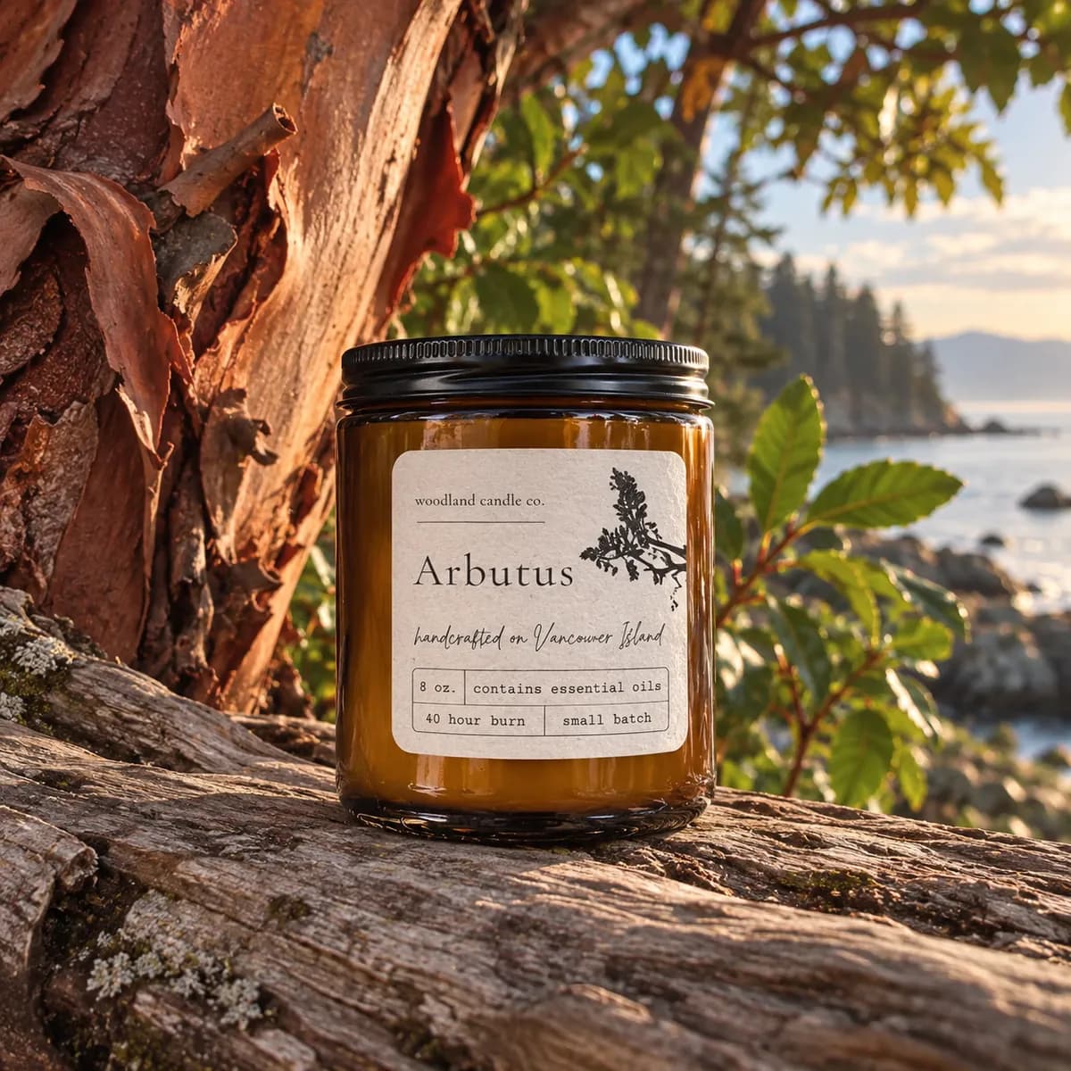 Arbutus candle